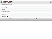 Tablet Screenshot of grupplarm.se